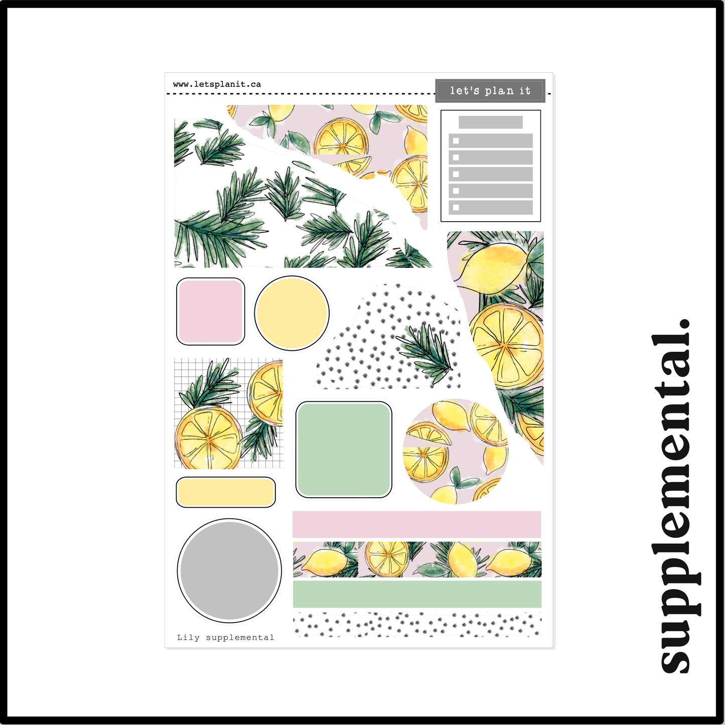 LILY COLLECTION | Weekly Kits