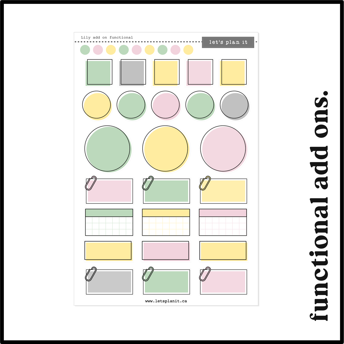 LILY COLLECTION | Weekly Kits