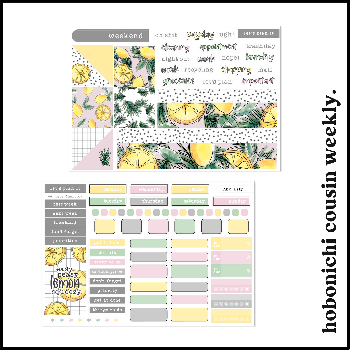 LILY COLLECTION | Weekly Kits