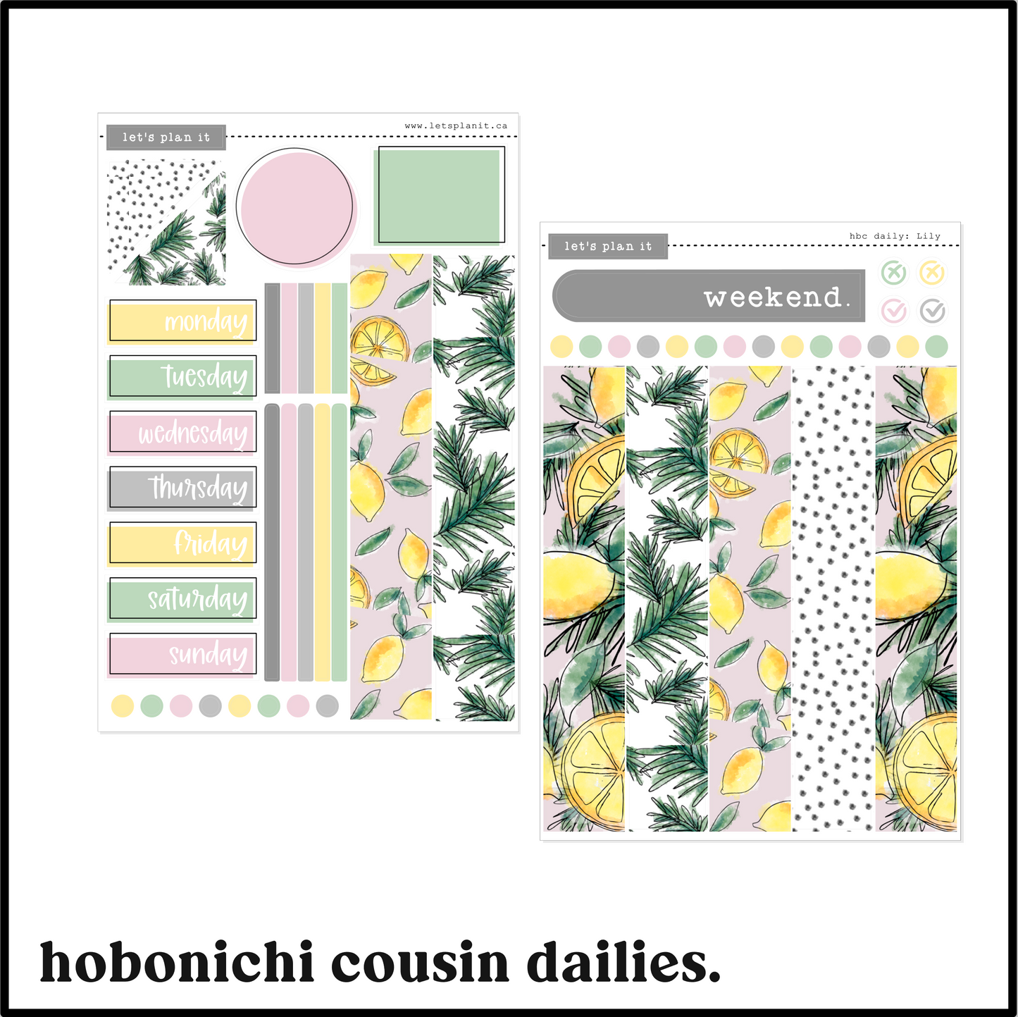 LILY COLLECTION | Weekly Kits