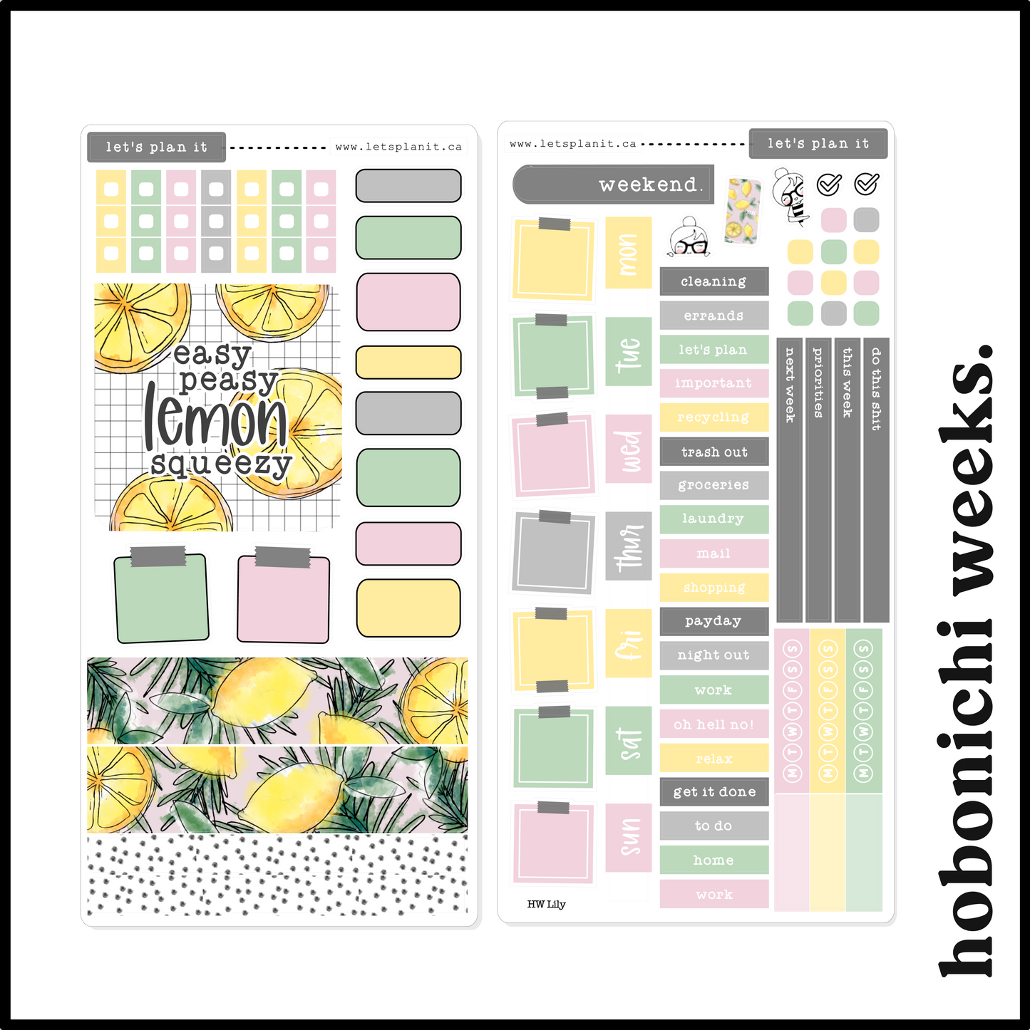 LILY COLLECTION | Weekly Kits