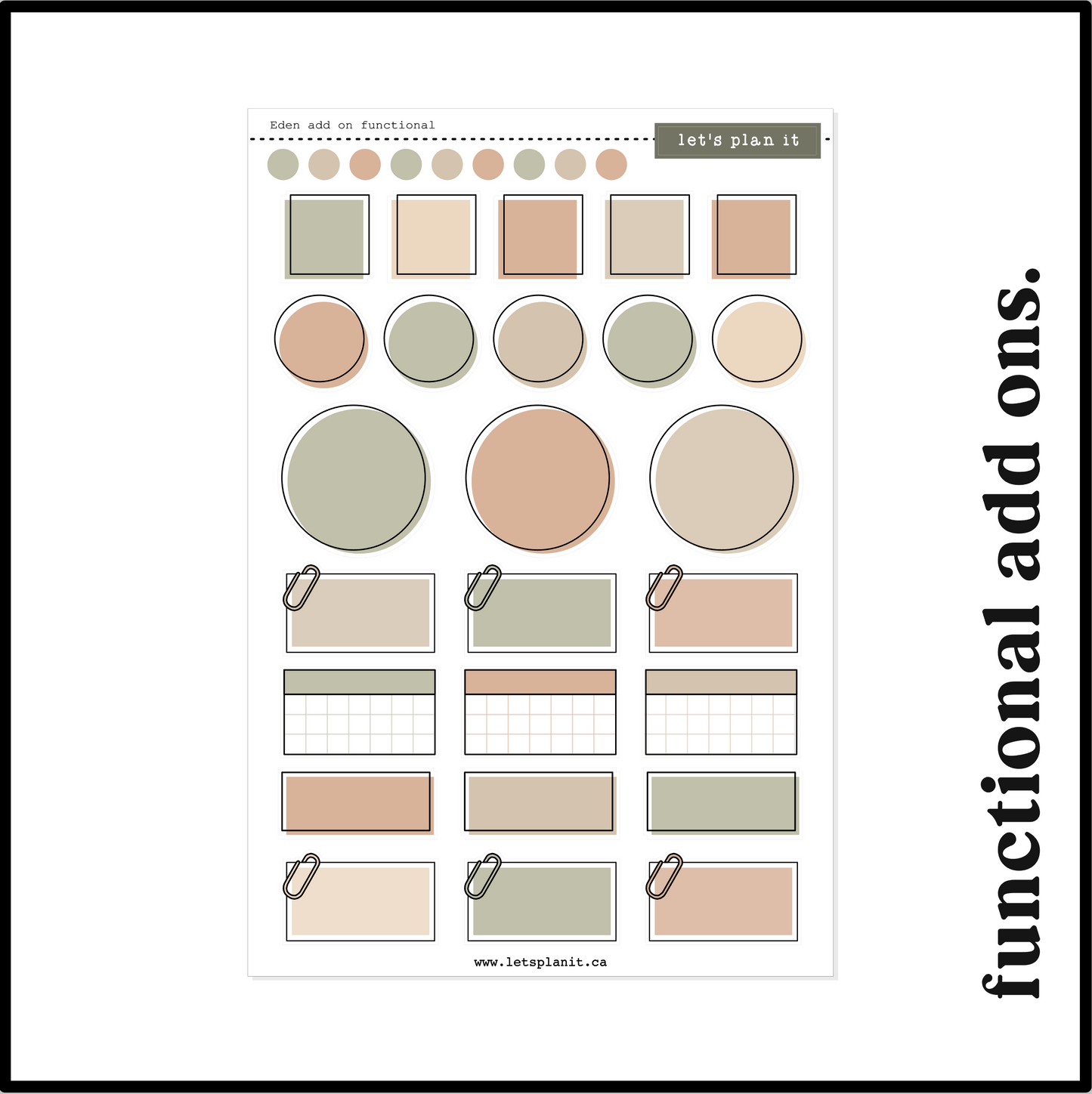 EDEN COLLECTION | Weekly Kits