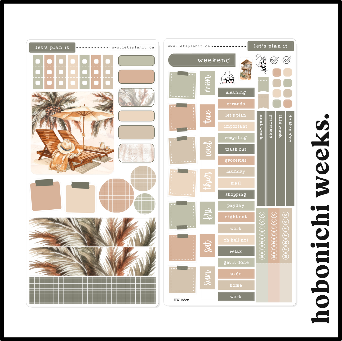 EDEN COLLECTION | Weekly Kits