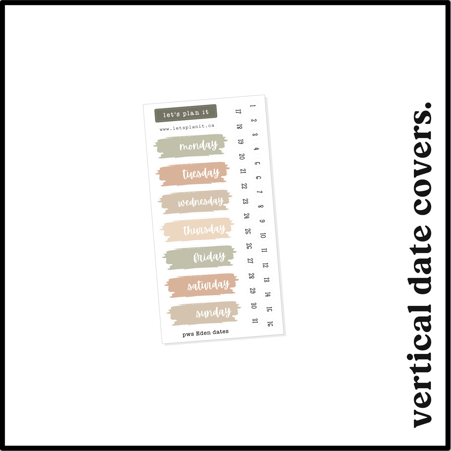 EDEN COLLECTION | Weekly Kits