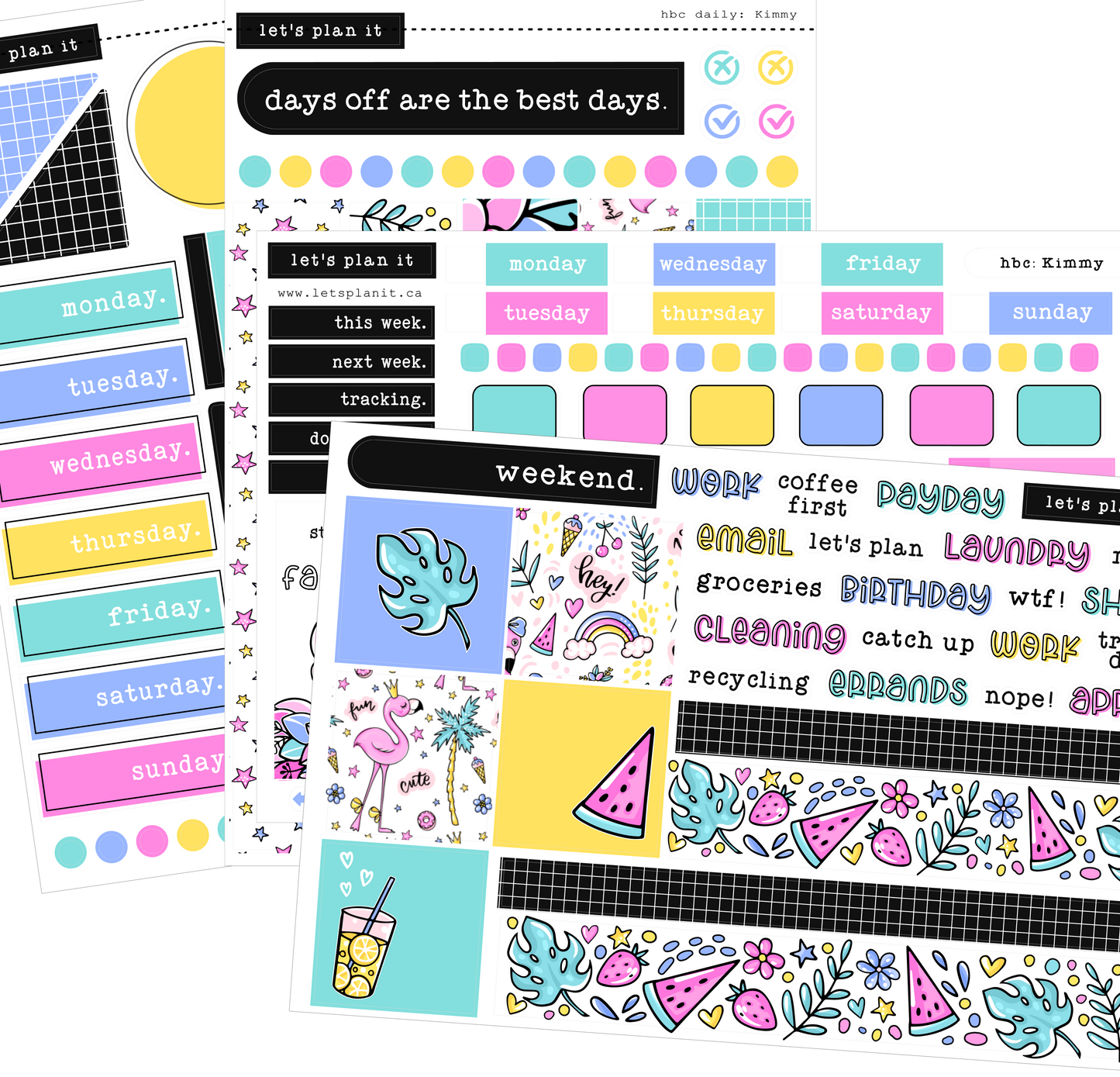 KIMMY COLLECTION | Weekly Kits