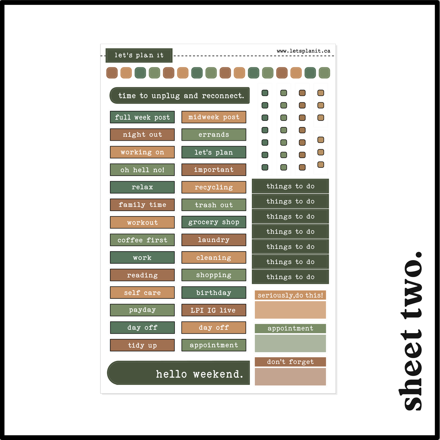 KAMRYN COLLECTION | Weekly Kits