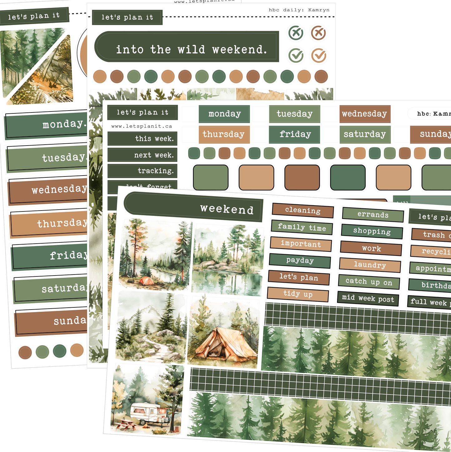 KAMRYN COLLECTION | Weekly Kits