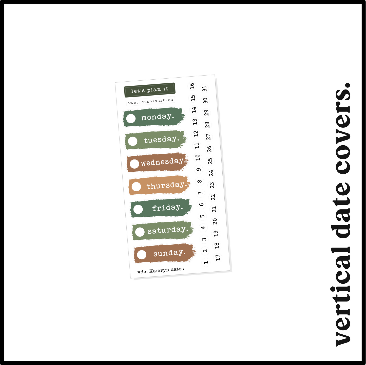 KAMRYN COLLECTION | Weekly Kits