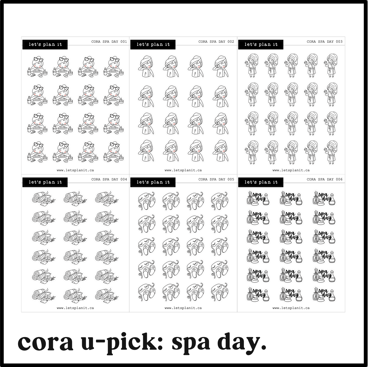 Cora | SPA | character stickers