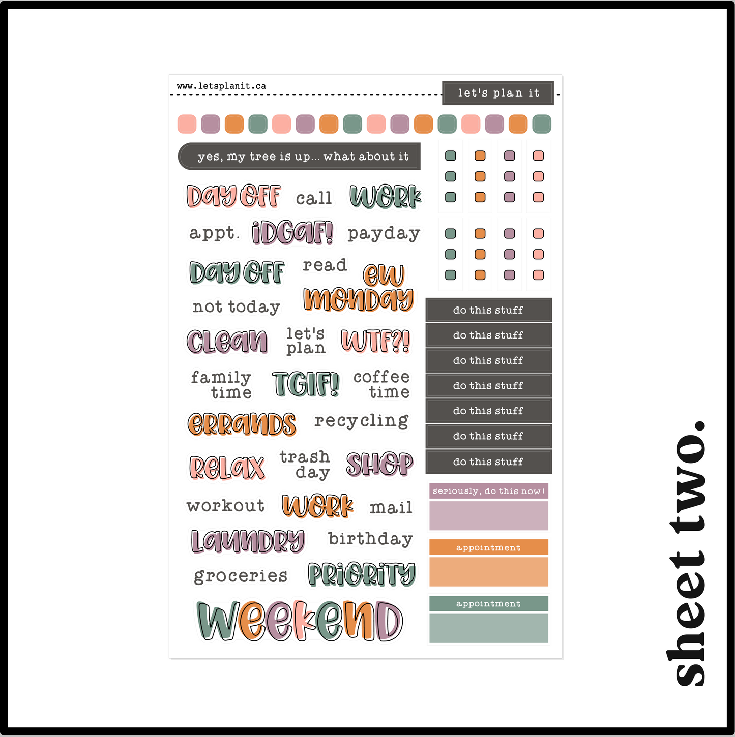 AVERY COLLECTION | Weekly Kits