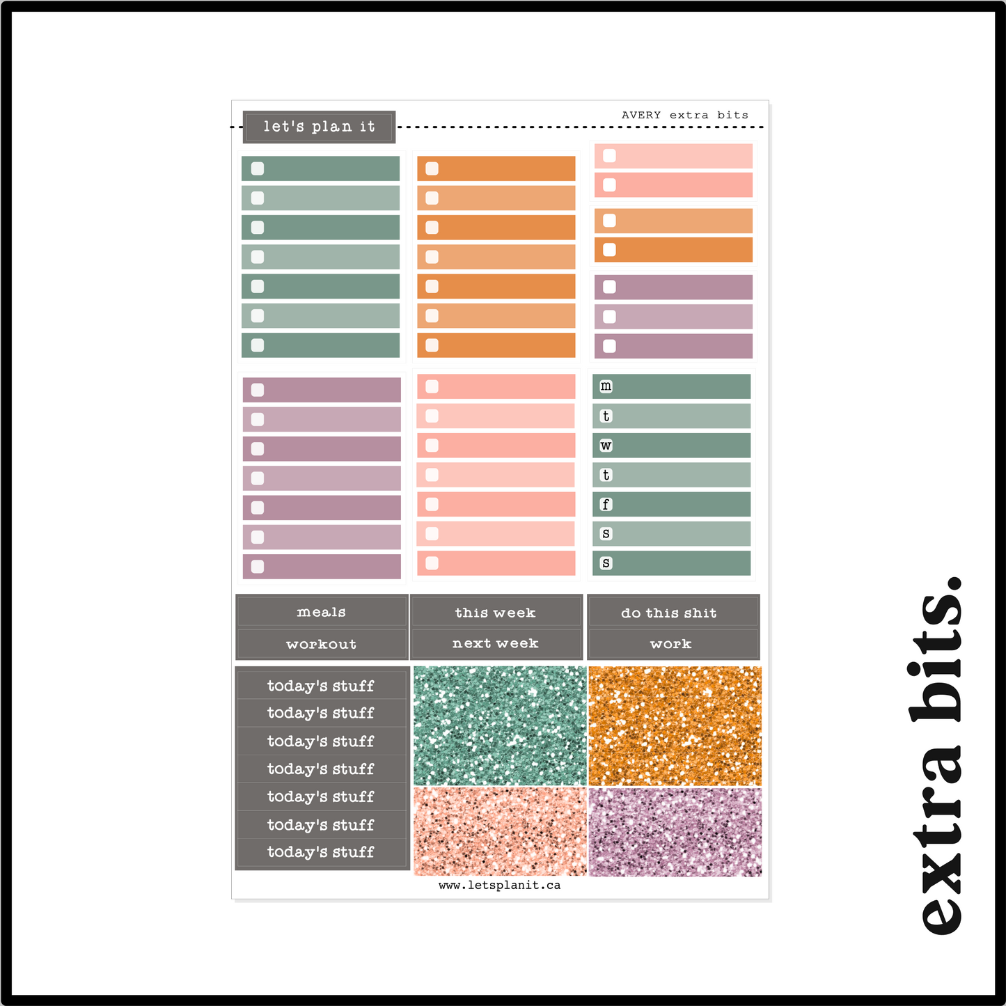 AVERY COLLECTION | Weekly Kits