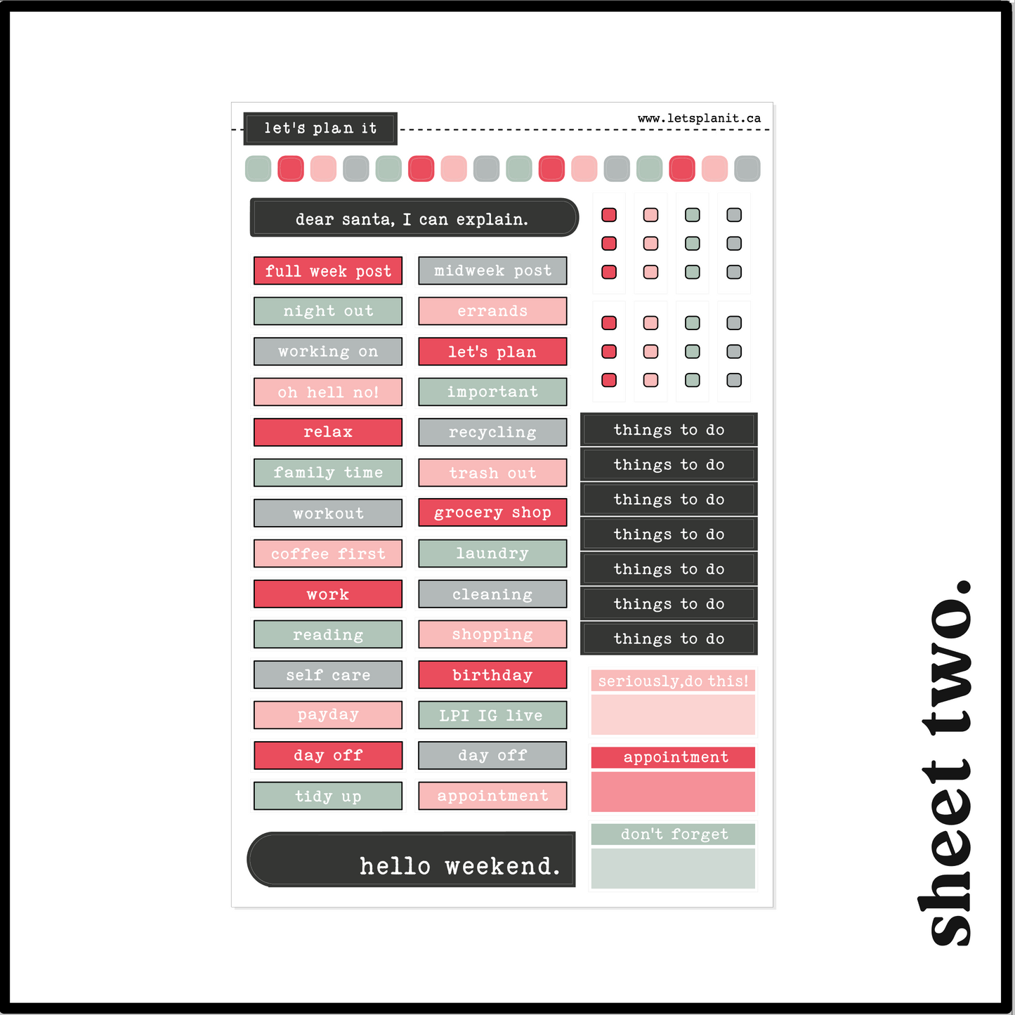 JOY COLLECTION | Weekly Kits