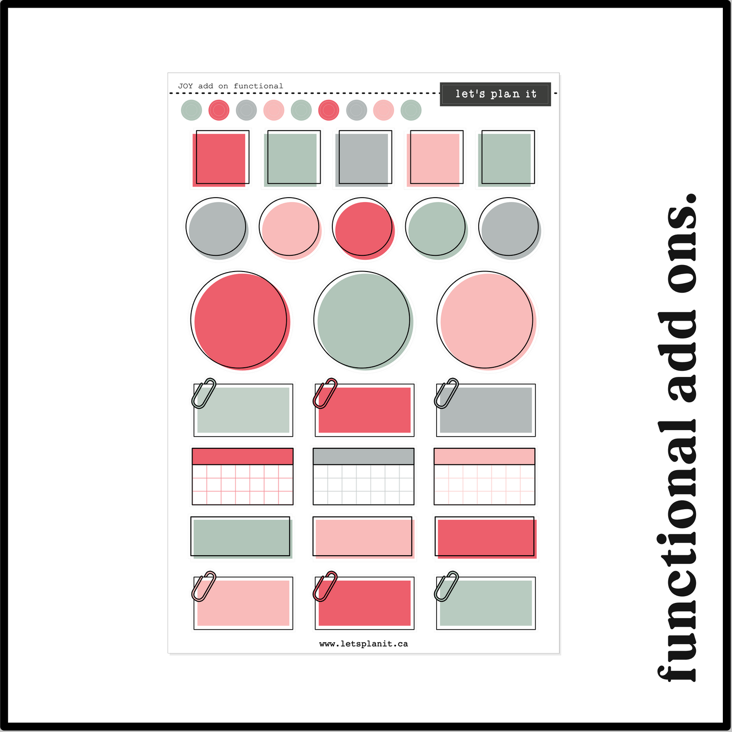 JOY COLLECTION | Weekly Kits