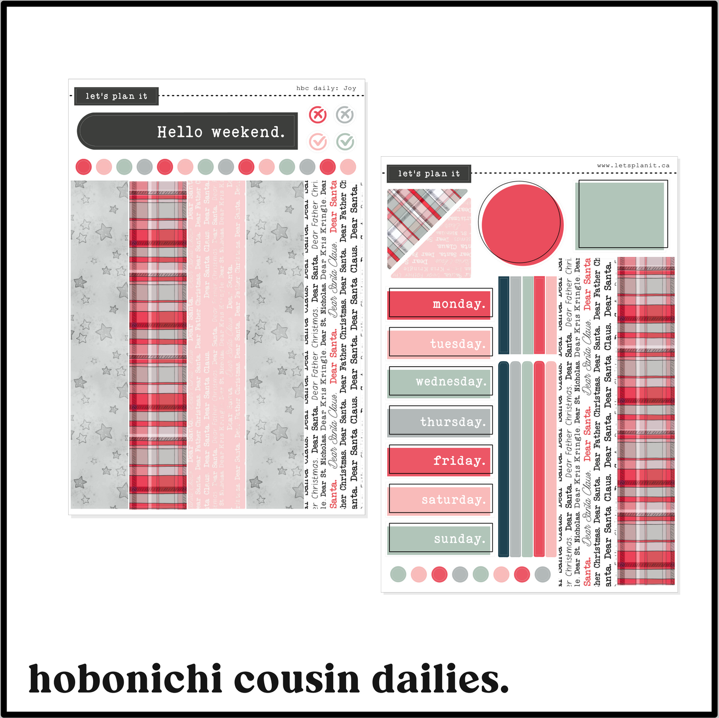 JOY COLLECTION | Weekly Kits