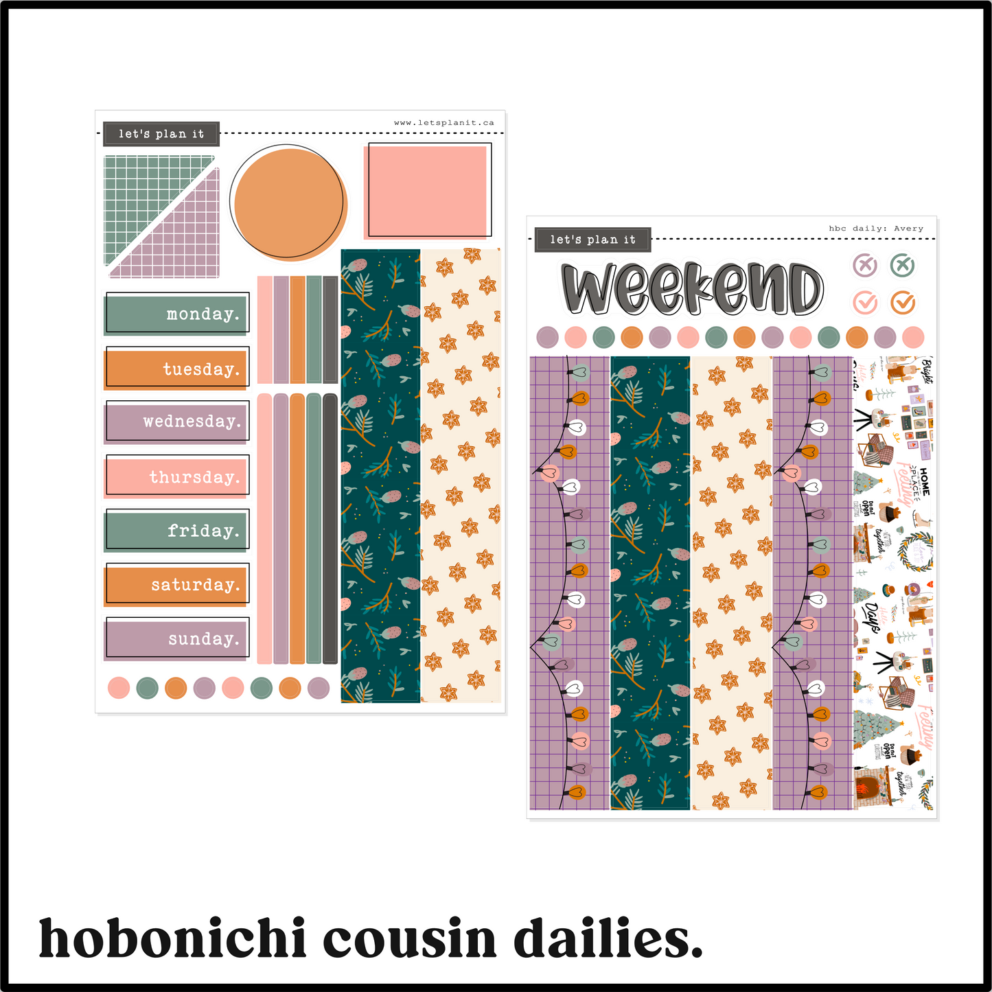 AVERY COLLECTION | Weekly Kits