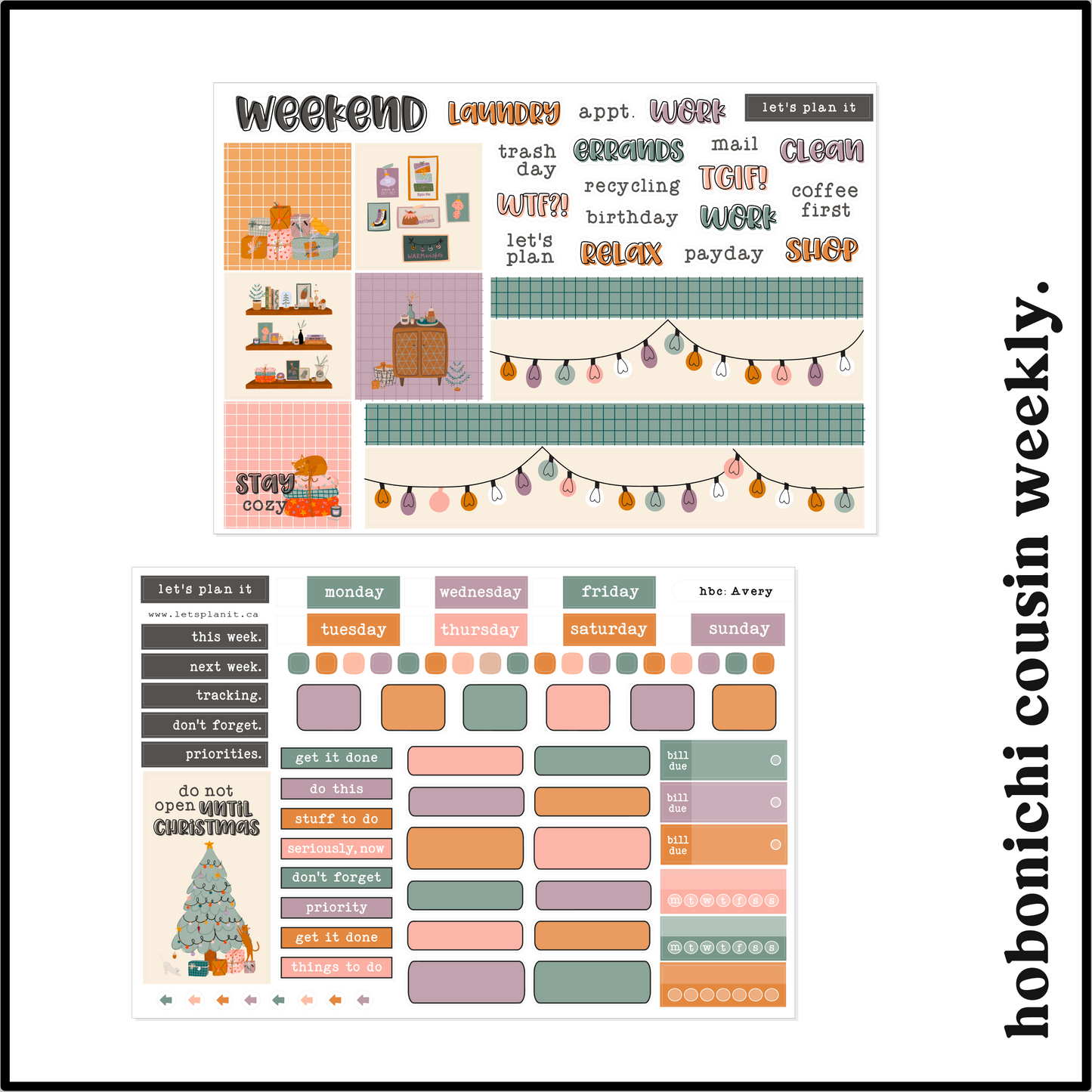 AVERY COLLECTION | Weekly Kits