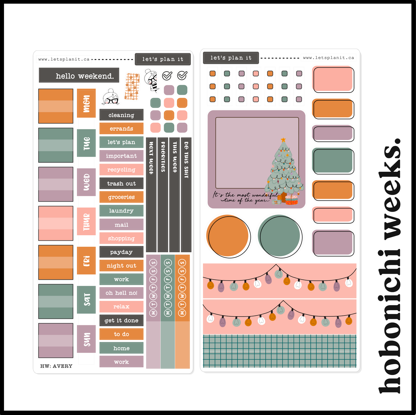 AVERY COLLECTION | Weekly Kits