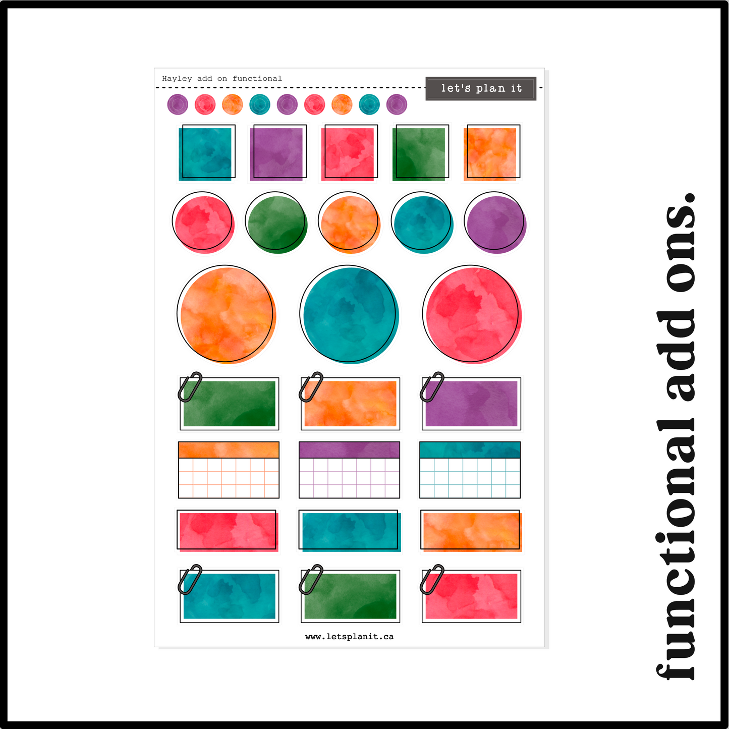 HAYLEY COLLECTION | Weekly Kits
