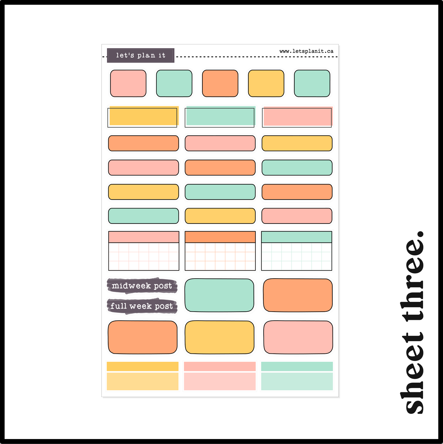 AGNES COLLECTION | Weekly Kits