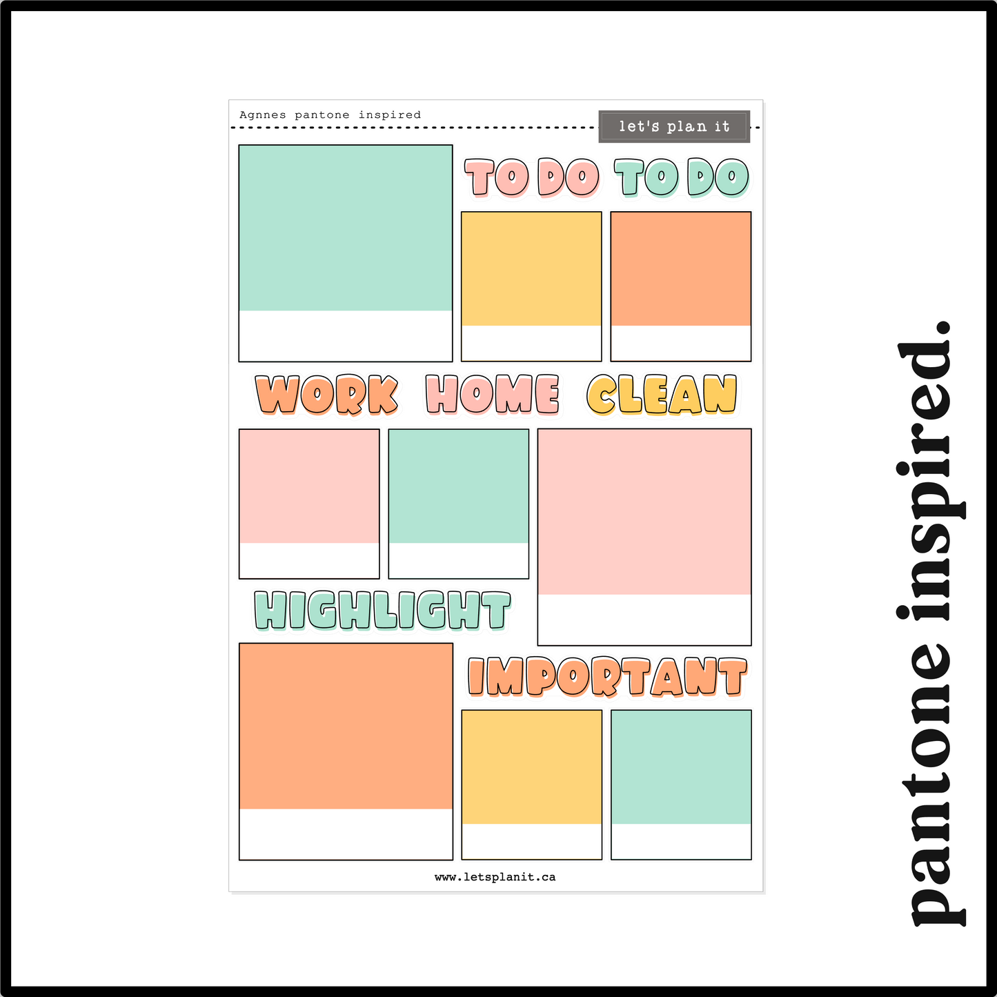 AGNES COLLECTION | Weekly Kits