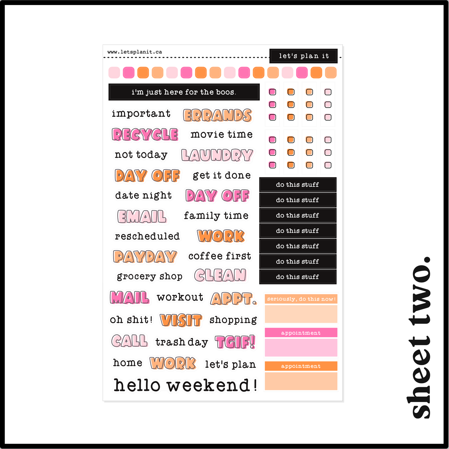 KELLY COLLECTION | Weekly Kits