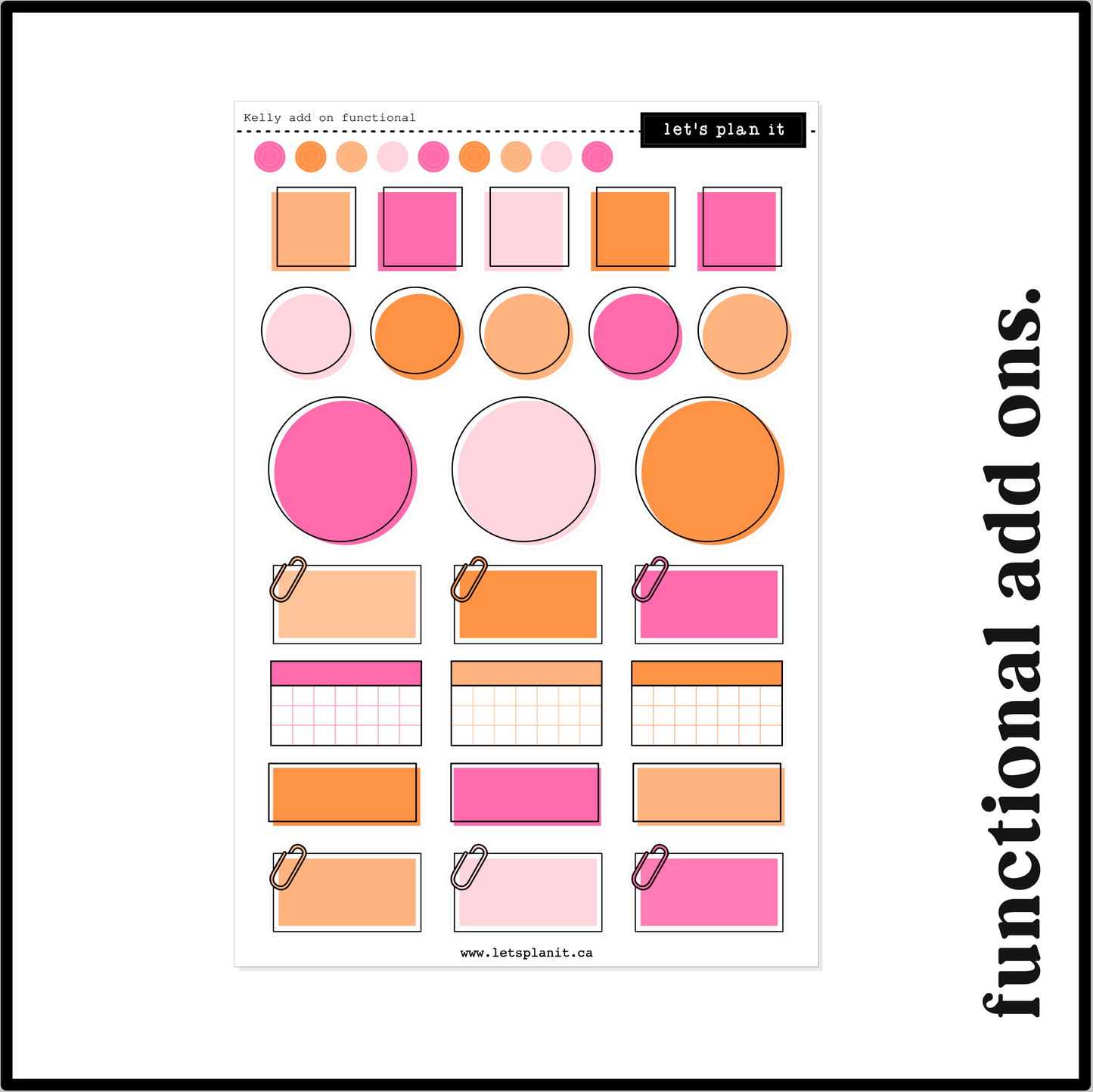 KELLY COLLECTION | Weekly Kits