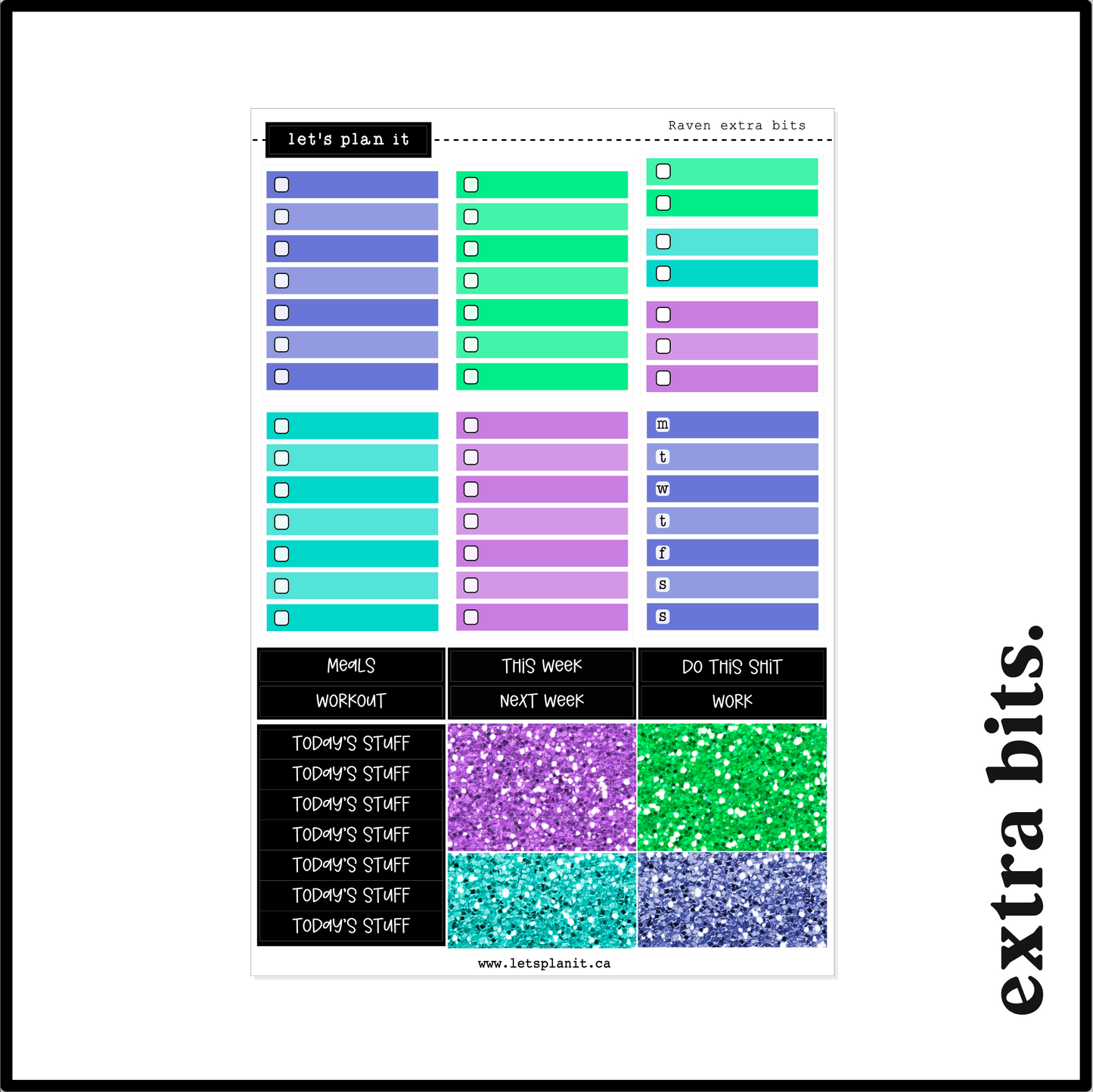 RAVEN COLLECTION | Weekly Kits
