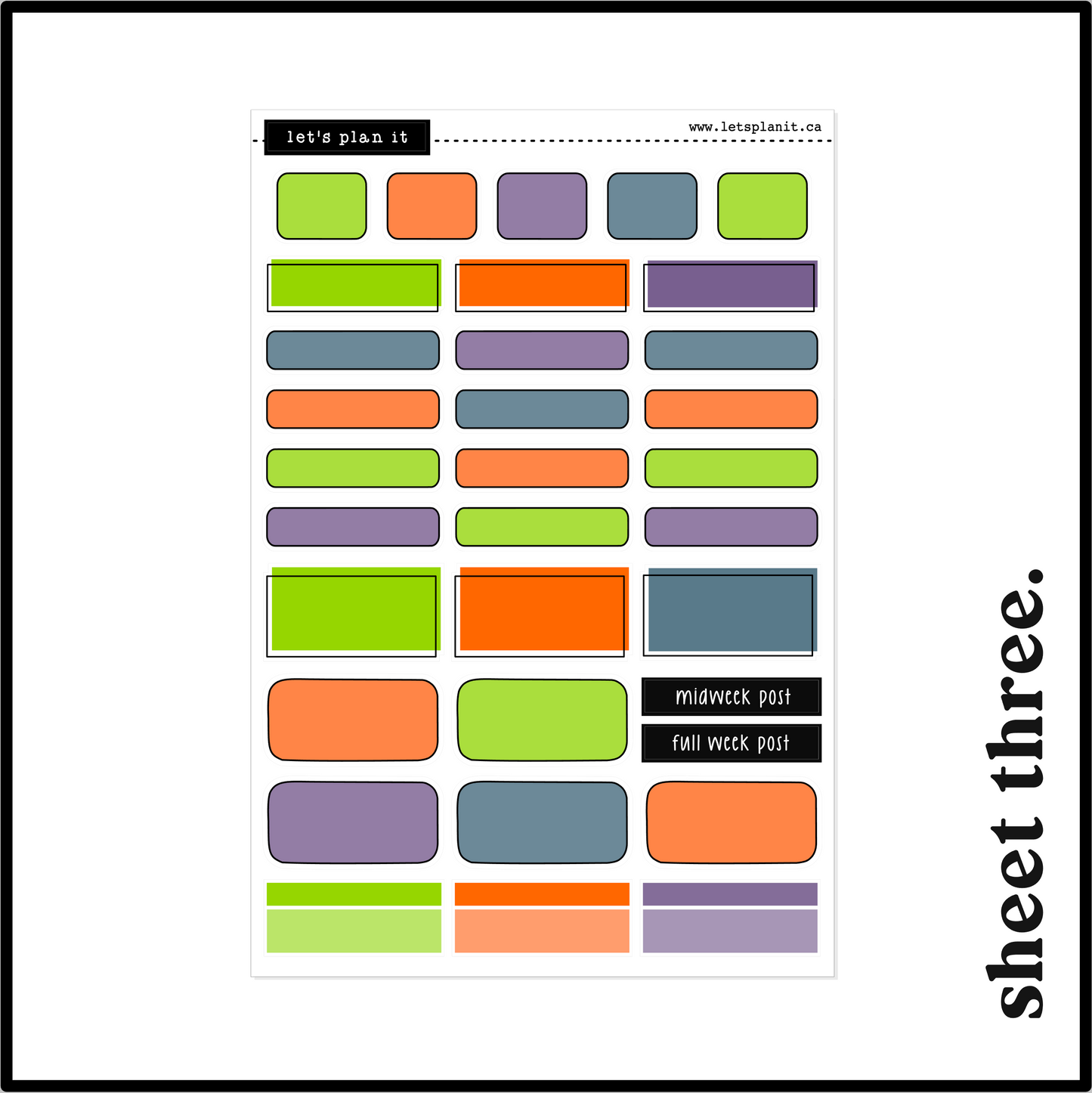 SAM COLLECTION | Weekly Kits