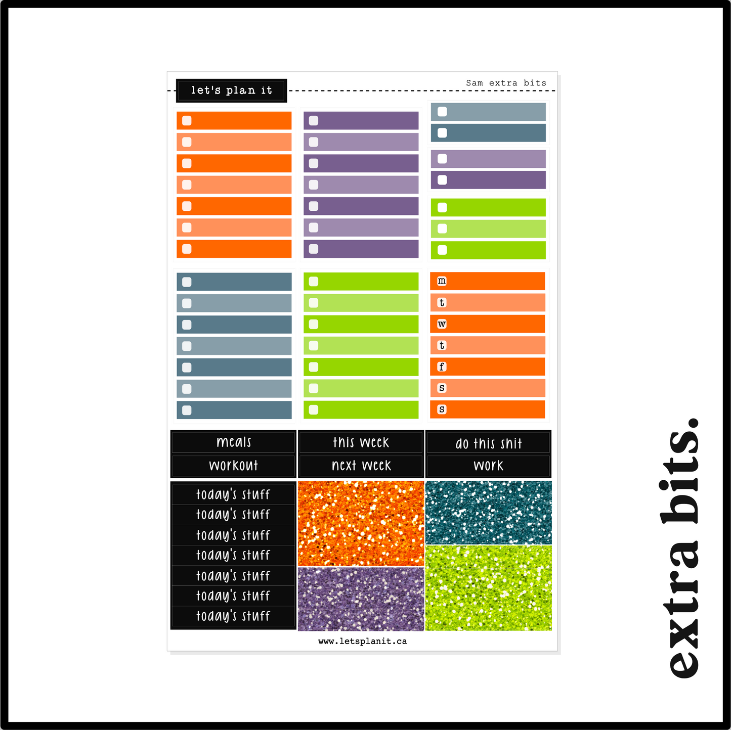 SAM COLLECTION | Weekly Kits
