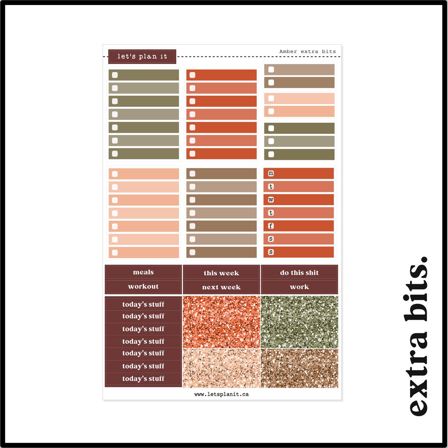 AMBER COLLECTION | Weekly Kits