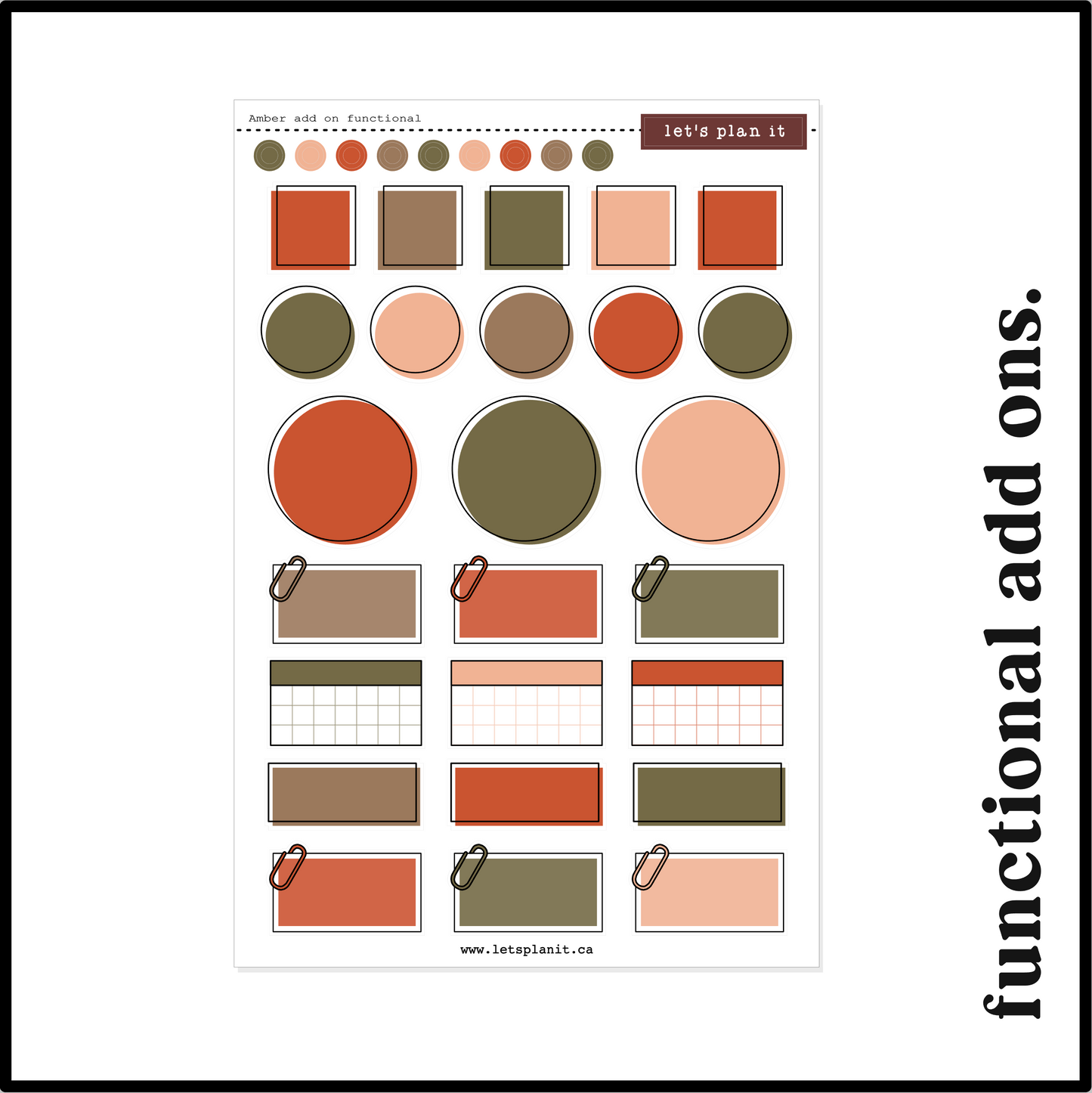 AMBER COLLECTION | Weekly Kits