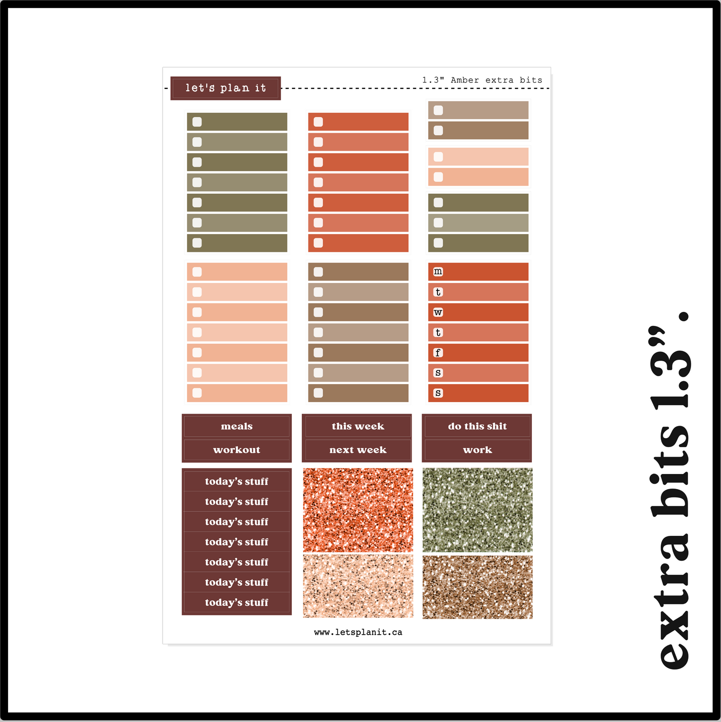 AMBER COLLECTION | Weekly Kits