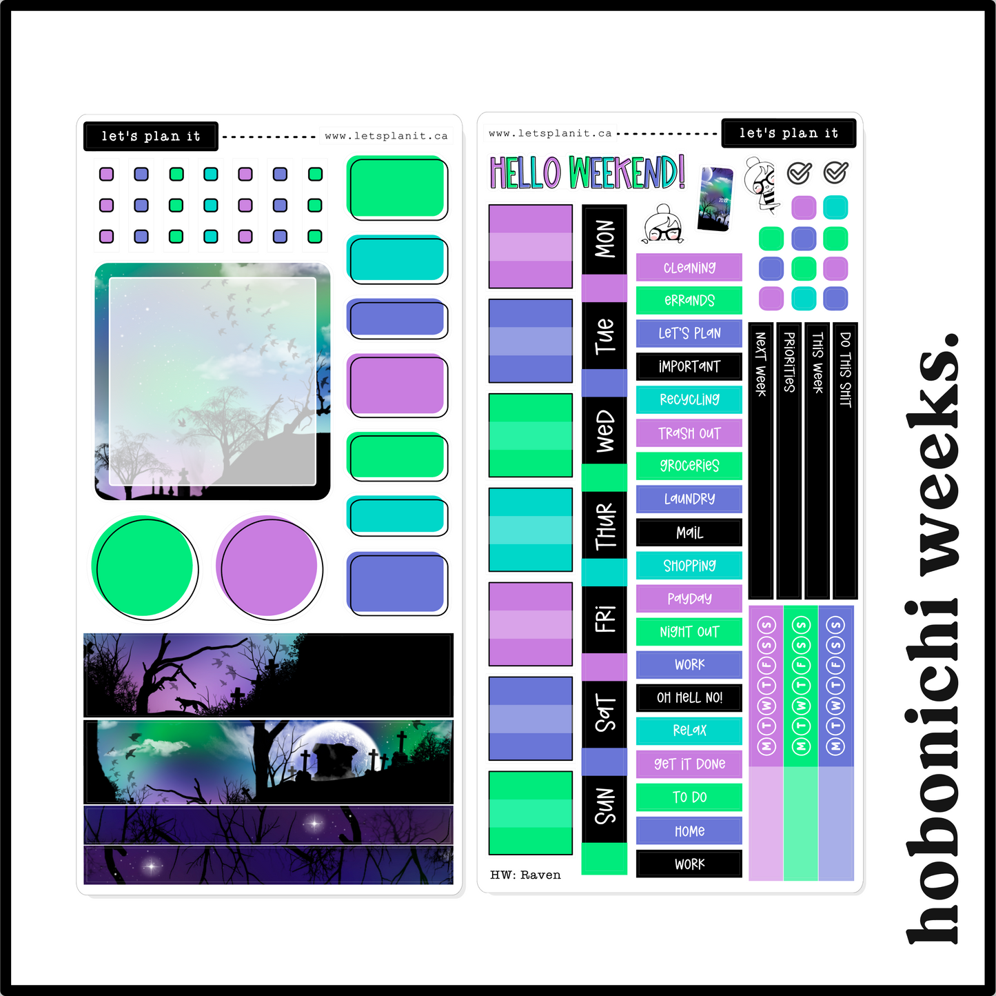 RAVEN COLLECTION | Weekly Kits