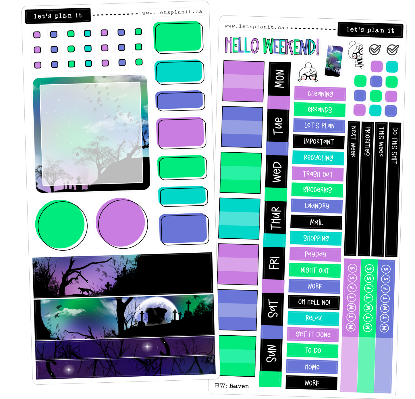 RAVEN COLLECTION | Weekly Kits