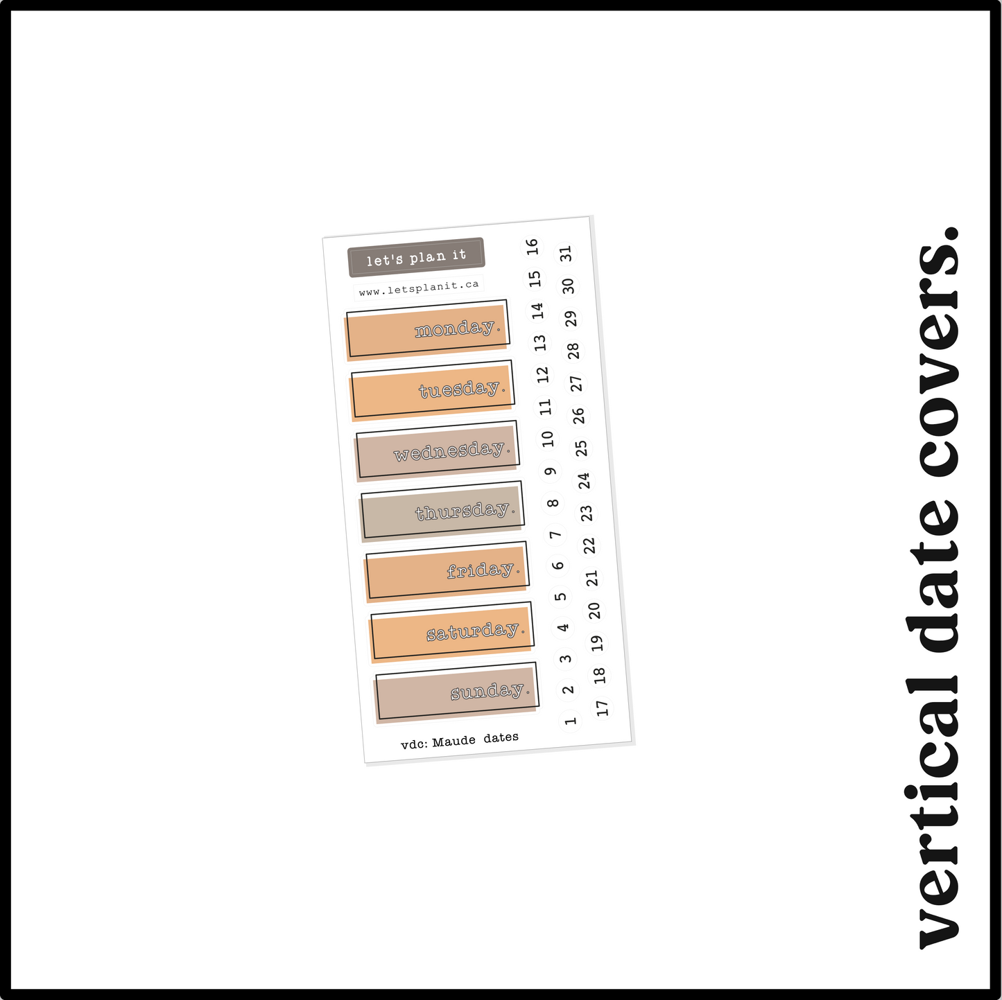 MAUDE COLLECTION | Weekly Kits