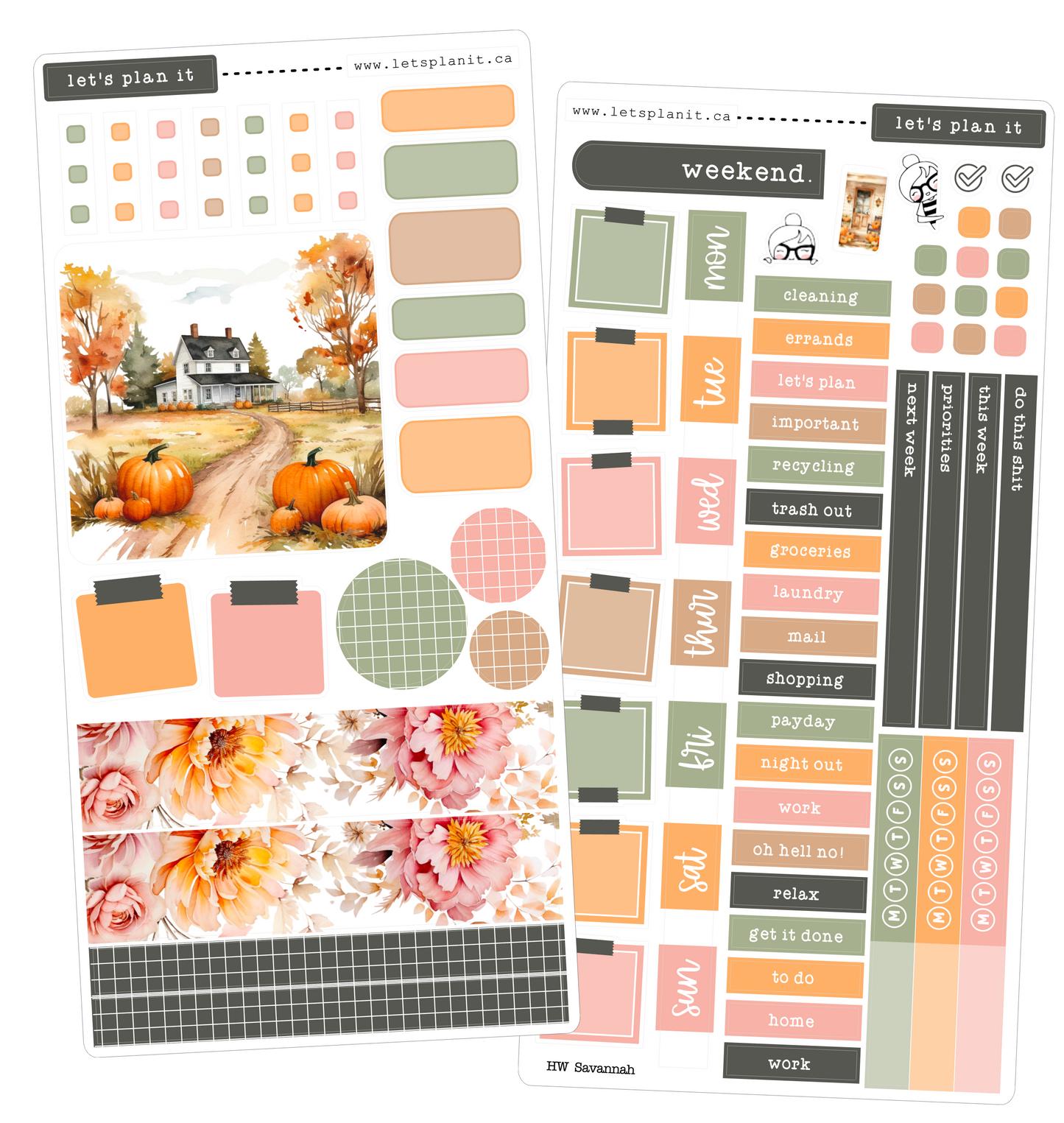 SAVANNAH COLLECTION | Weekly Kits