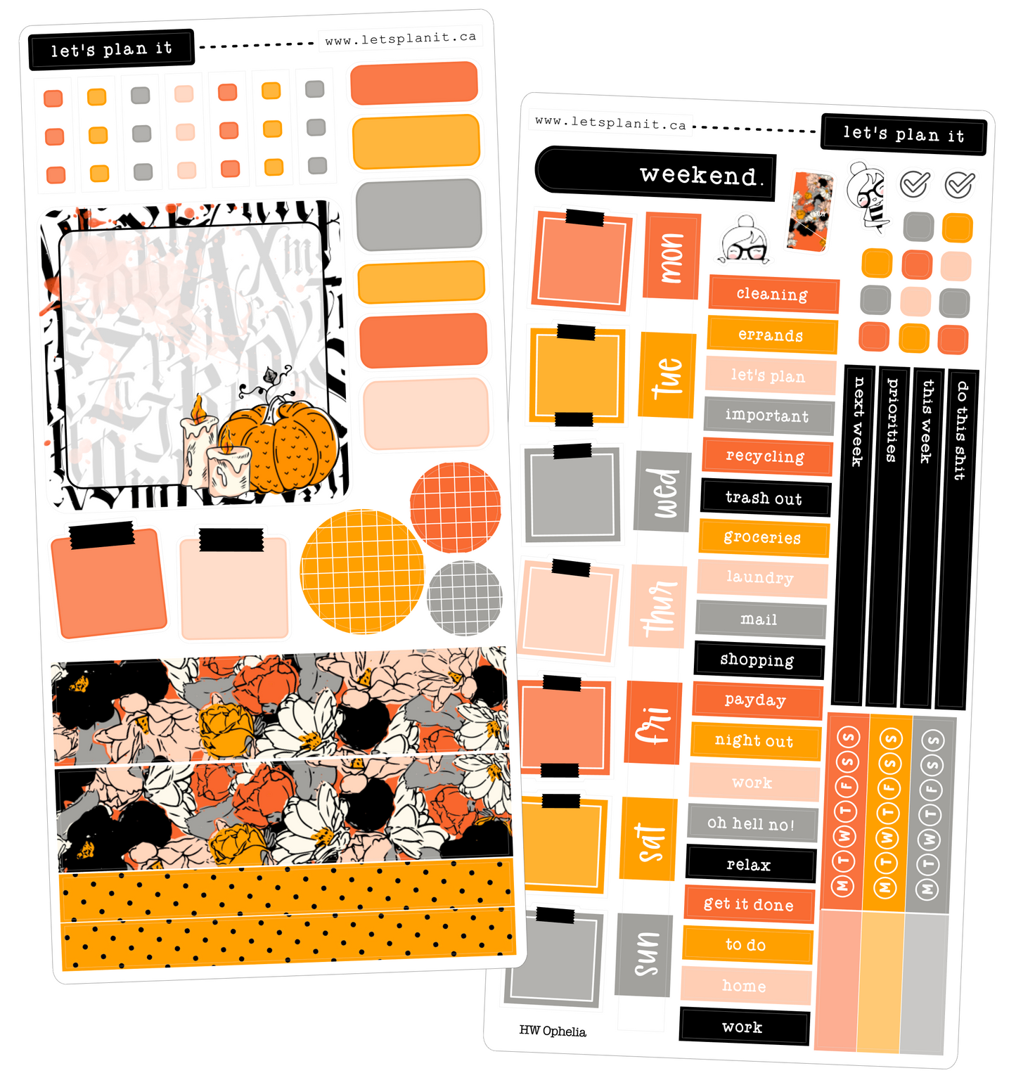OPHELIA COLLECTION | Weekly Kits