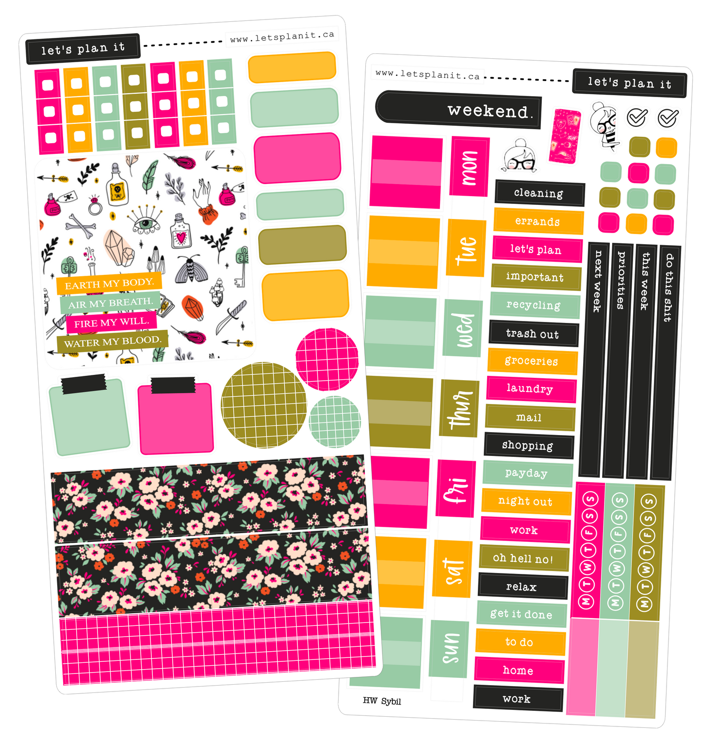 SYBIL COLLECTION | Weekly Kits