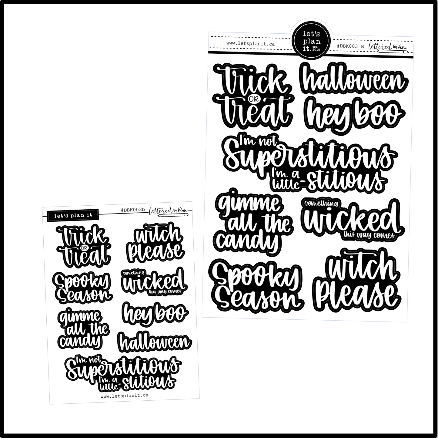 Lettered by Kim | Halloween Quotes 1