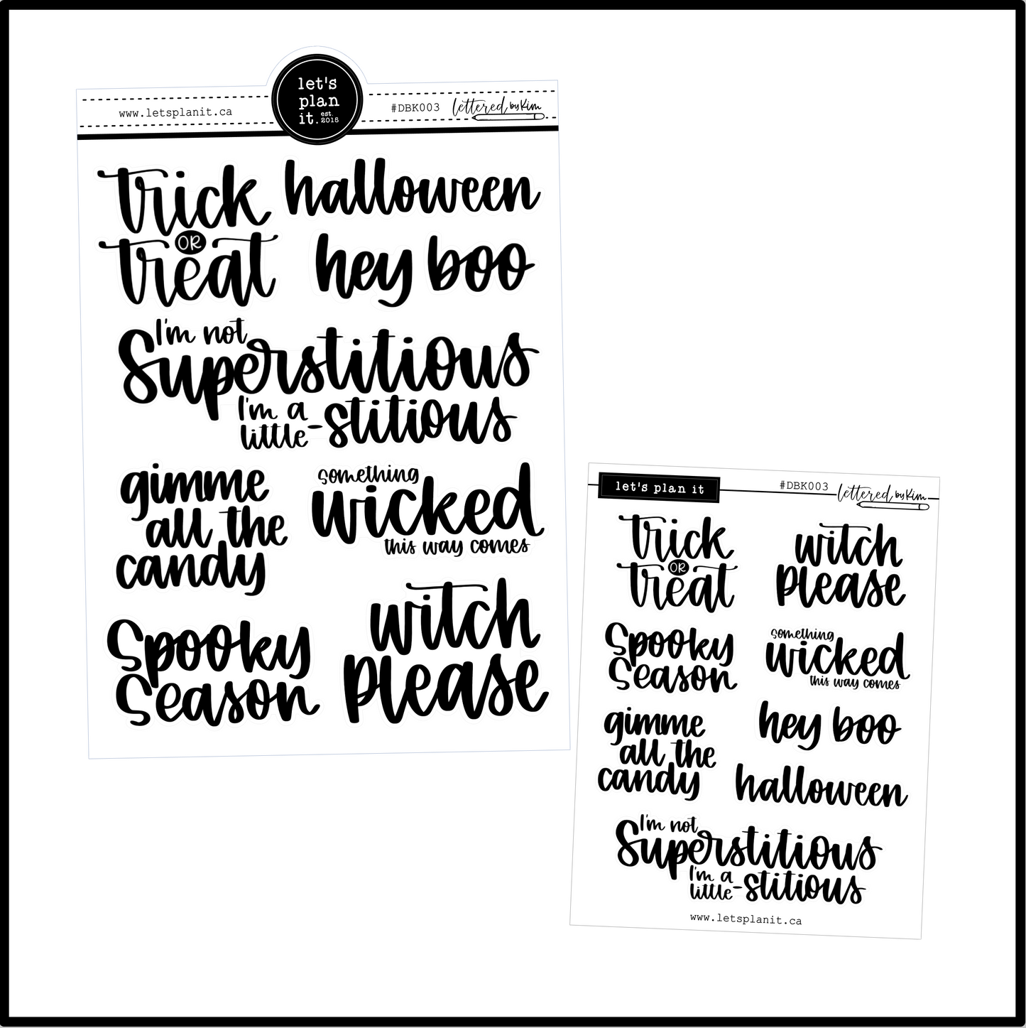 Lettered by Kim | Halloween Quotes 1