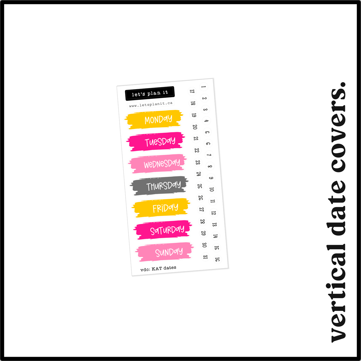KAT COLLECTION | Weekly Kits