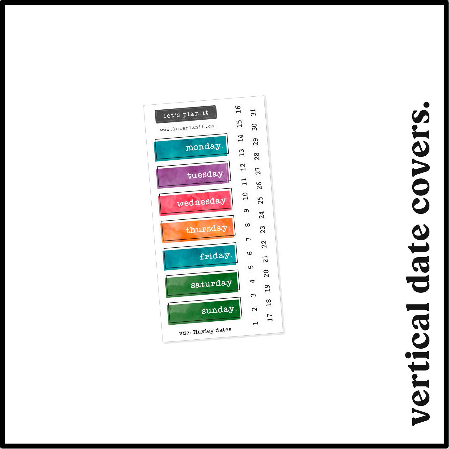 HAYLEY COLLECTION | Weekly Kits