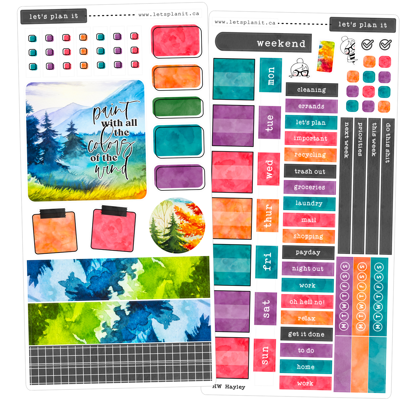 HAYLEY COLLECTION | Weekly Kits