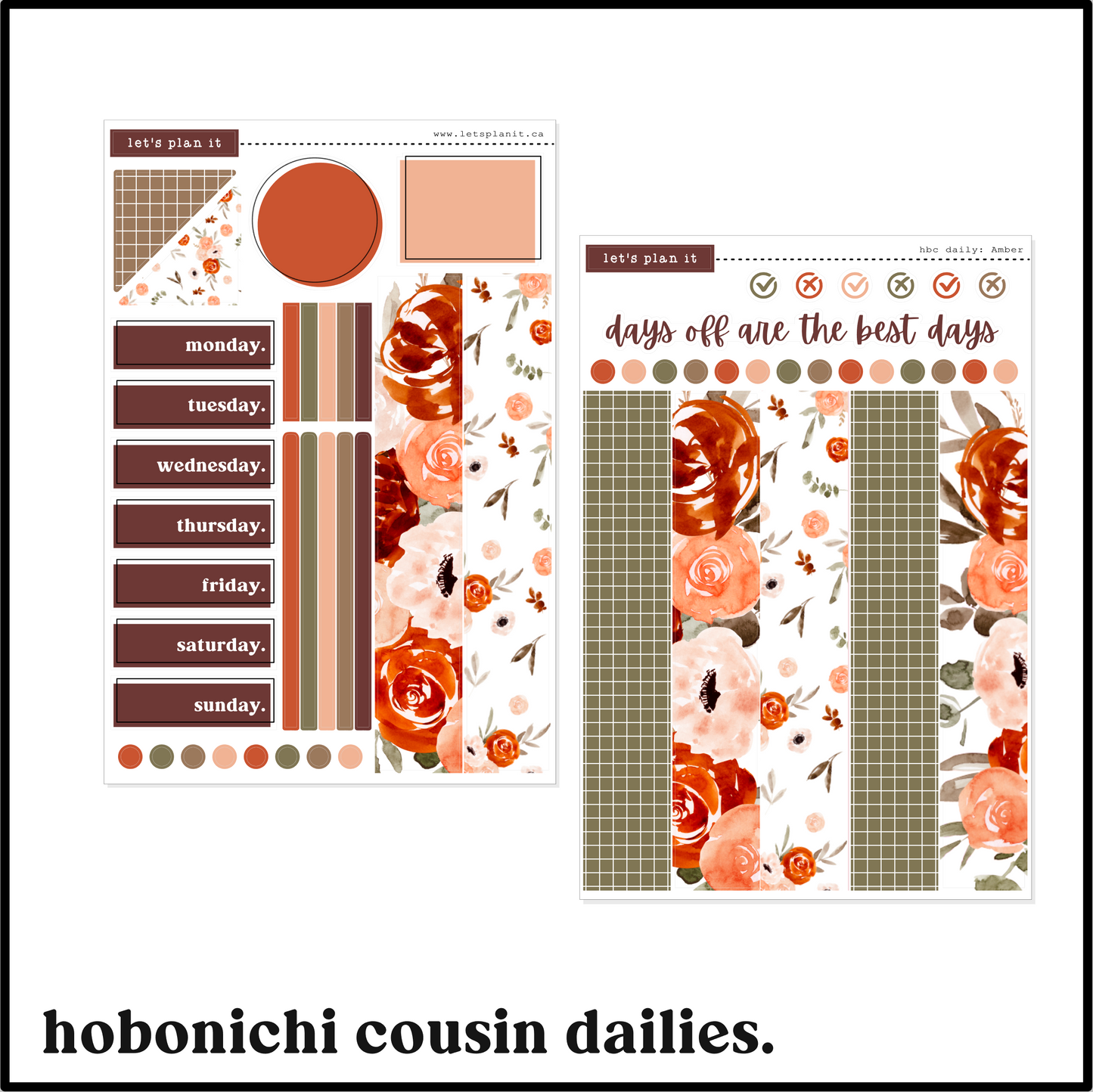 AMBER COLLECTION | Weekly Kits