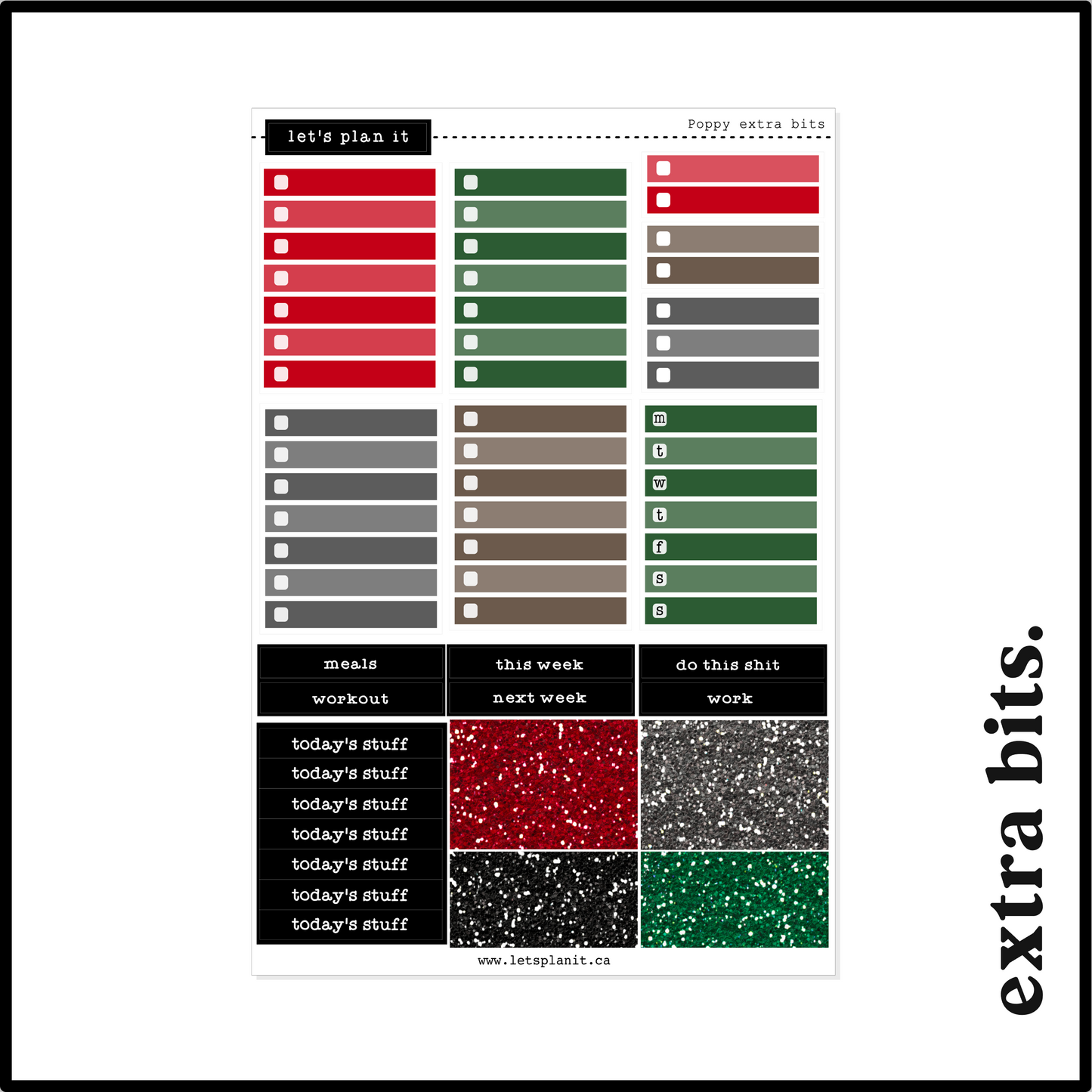 POPPY COLLECTION | Weekly Kits