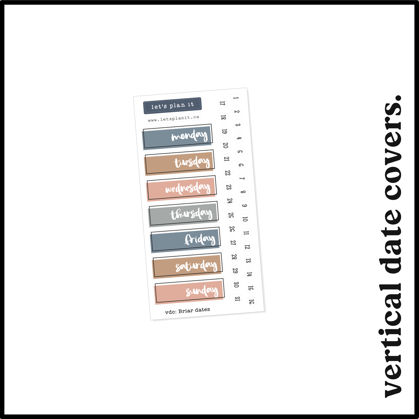 BRIAR COLLECTION | Weekly Kits