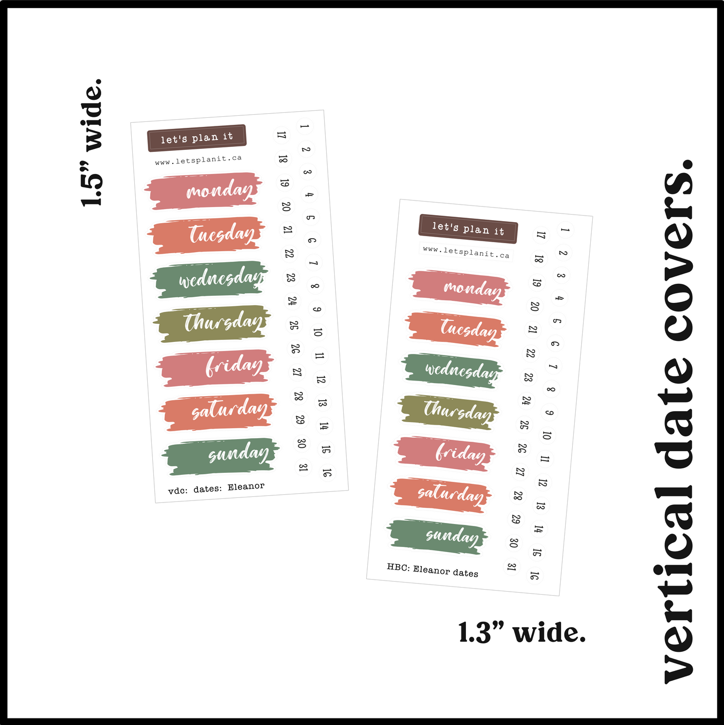 ELEANOR COLLECTION | Weekly Kits