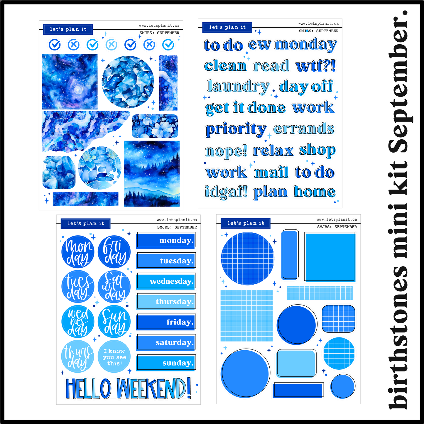 BIRTHSTONE COLLECTIONS | Premium Matte paper