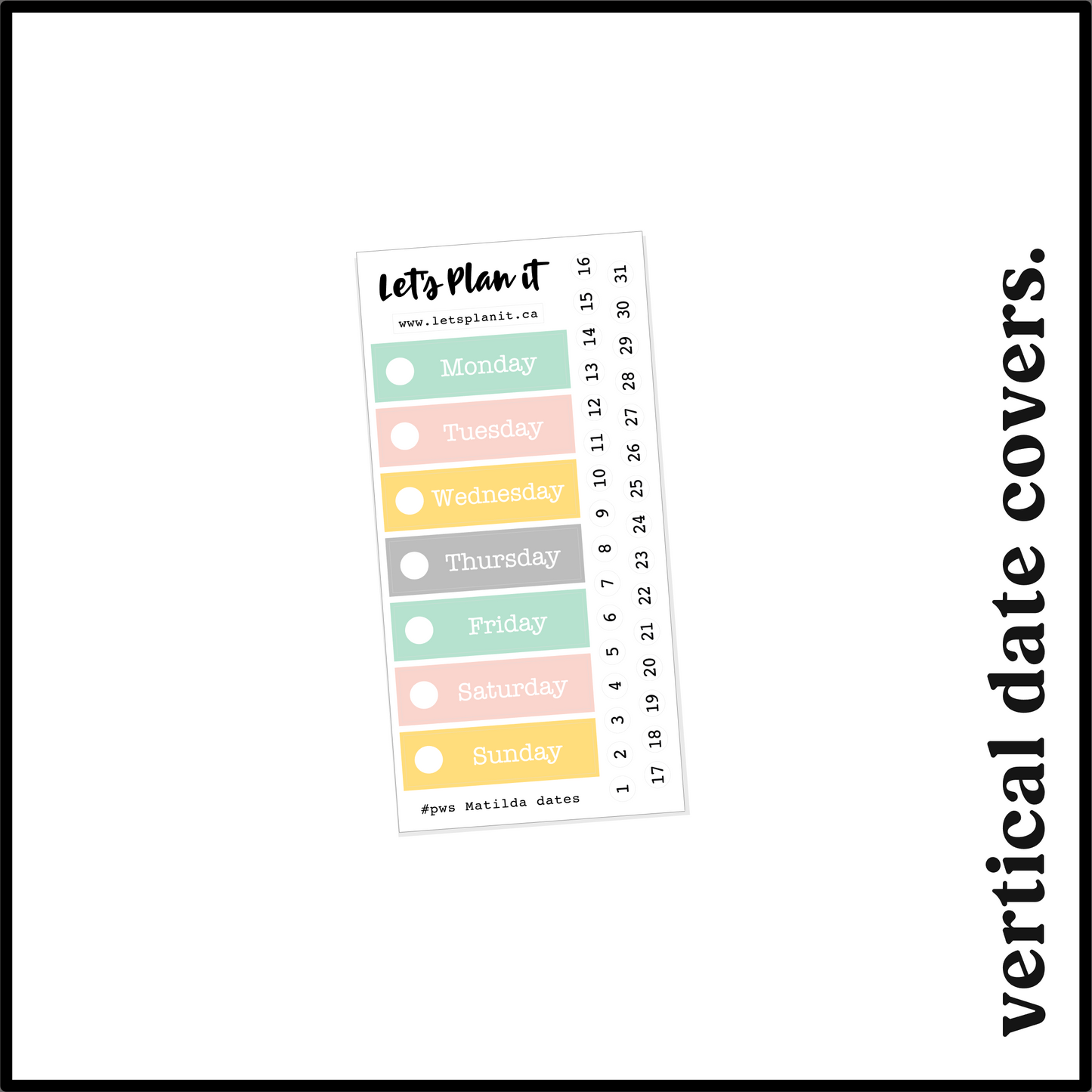 MATILDA COLLECTION | Weekly Kits