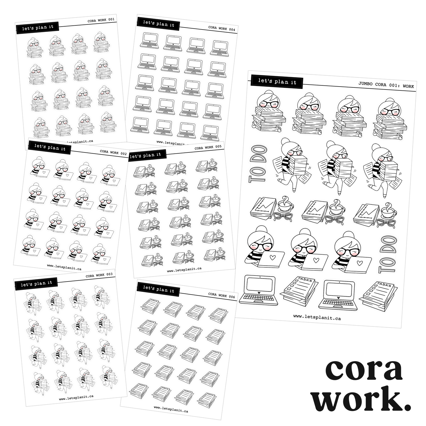 Cora | Work | character stickers